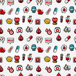 seamless hospital element pattern.