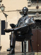 Bronze statue of Puccini in Lucca, Italy, Bronze statue of Puccini in Lucca, Italy,