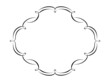 Vector calligraphy penmanship ornamental deco frame pattern Vector calligraphy penmanship ornamental deco frame pattern