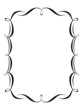 Vector calligraphy penmanship ornamental deco frame pattern Vector calligraphy penmanship ornamental deco frame pattern