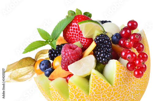Foto: Gefüllte Melone Gefüllte Melone