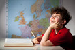 Boy learning