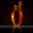 Illustration: Texteffekt Flammen 0 Texteffekt Flammen 0