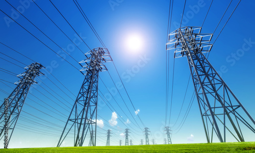 Illustration: power line power line