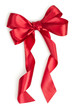 Photo en ligne au meilleur prix Red gift ribbon isolated on white background