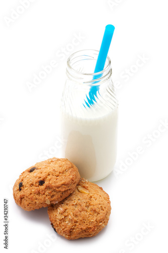 Photo: Milk and cookies (blue tube) Milk and cookies (blue tube)