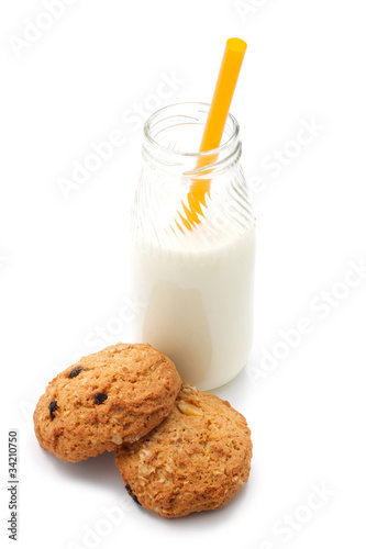 Photo: Milk and cookies (orange tube) Milk and cookies (orange tube)