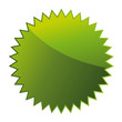 Werbeaufkleber grün
