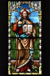 Segnender Jesus Christus Glasfenster Segnender Jesus Christus Glasfenster