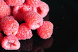 frische Himbeeren