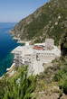 Dionysiou monastery, view from above, Mount Athos