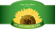 Design labels sunflower oil