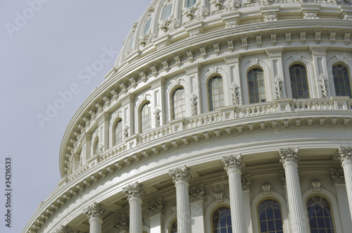Photo: US Capitol dome detail US Capitol dome detail