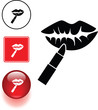 woman lips and lipstick woman lips and lipstick