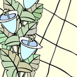 Stained glass with callas