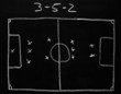 Taktiktafel Fußball 3-5-2