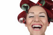 Smiling housewife Smiling housewife