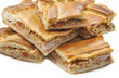 Pedazos de empanada.