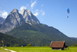 view over the zugspitze