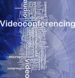 Videoconferencing background concept