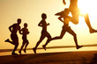 Foto: running on the beach running on the beach