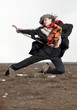 The bumpkin girl dance