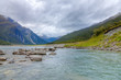 Scenic valley in New Zealand