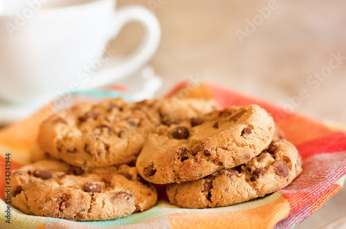 Photo: Cookies with chocolate Cookies with chocolate