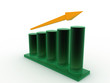 Economic growth chart from the emerald cylinders №1