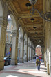Italy, Bologna old medieval typical portico