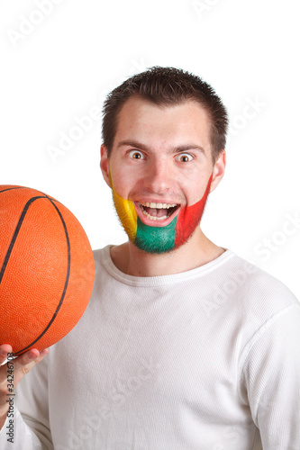 Photo: Lithuania basketball fan Lithuania basketball fan