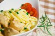 Putenragout und Spätzle