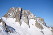Les Bans - 3669 m, vus depuis le col du Sélé (Écrins)
