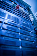 Server rack clusteru v datovém centru