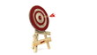 classic target 3d with arrows. Metaphoric success background