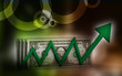 Dollar and graph
