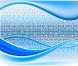 Blue abstract design Blue abstract design