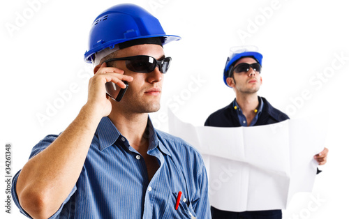 Foto: Working engineers Working engineers