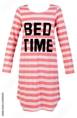 Photo: length striped nightshirt length striped nightshirt