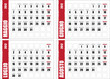 Calendario 2012 - Maggio - Giugno - Luglio - Agosto