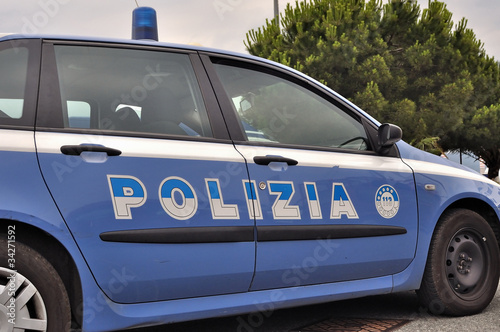 Photo: Car of the italian state police Car of the italian state police
