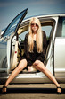 Car and babe