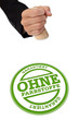 Ohne Farbstoffe stempel Ohne Farbstoffe stempel