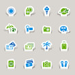 Papercut - Vacation icons Papercut - Vacation icons