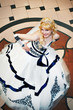 Beautiful bride in wedding dress