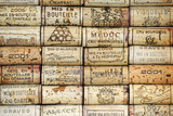 Background of wine corks - Fine Art prints