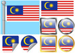 Flag Set Malaysia