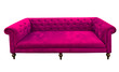 purple sofa isolated
