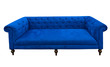 blue sofa isolated