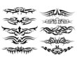 tribal tattoo set
